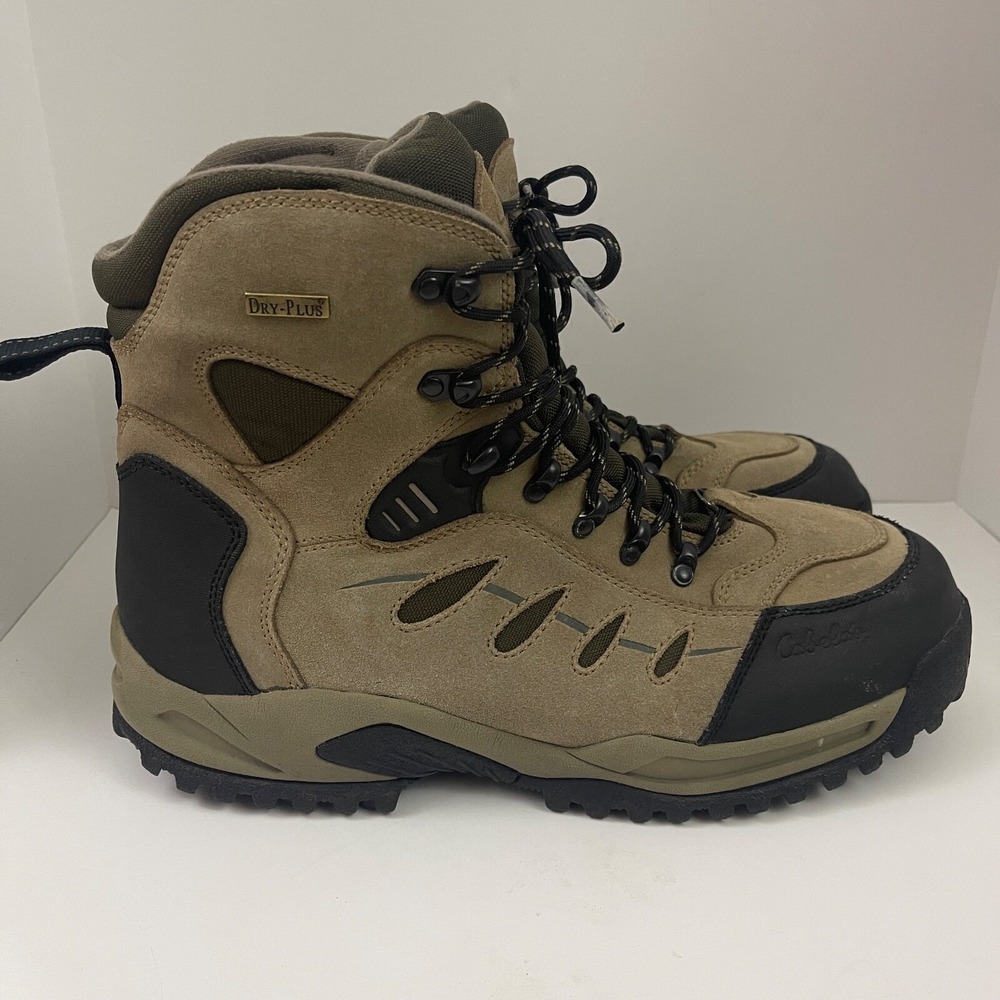 Cabelas Snow Runner Boots Mens 14D Thinsulate Dry Plus Waterproof Brown 83-0535 - Picture 1 of 8